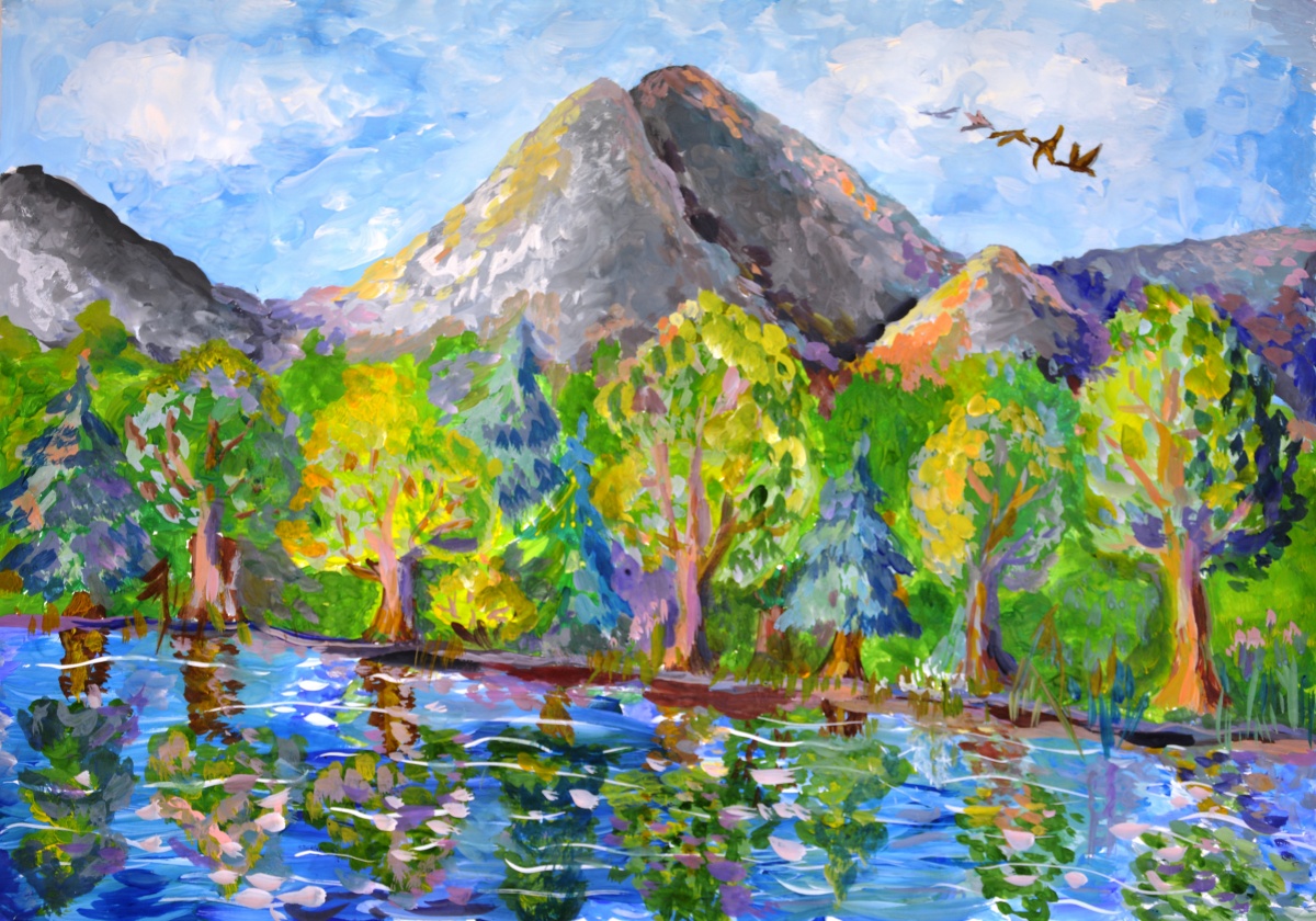 Разноцветные капли1