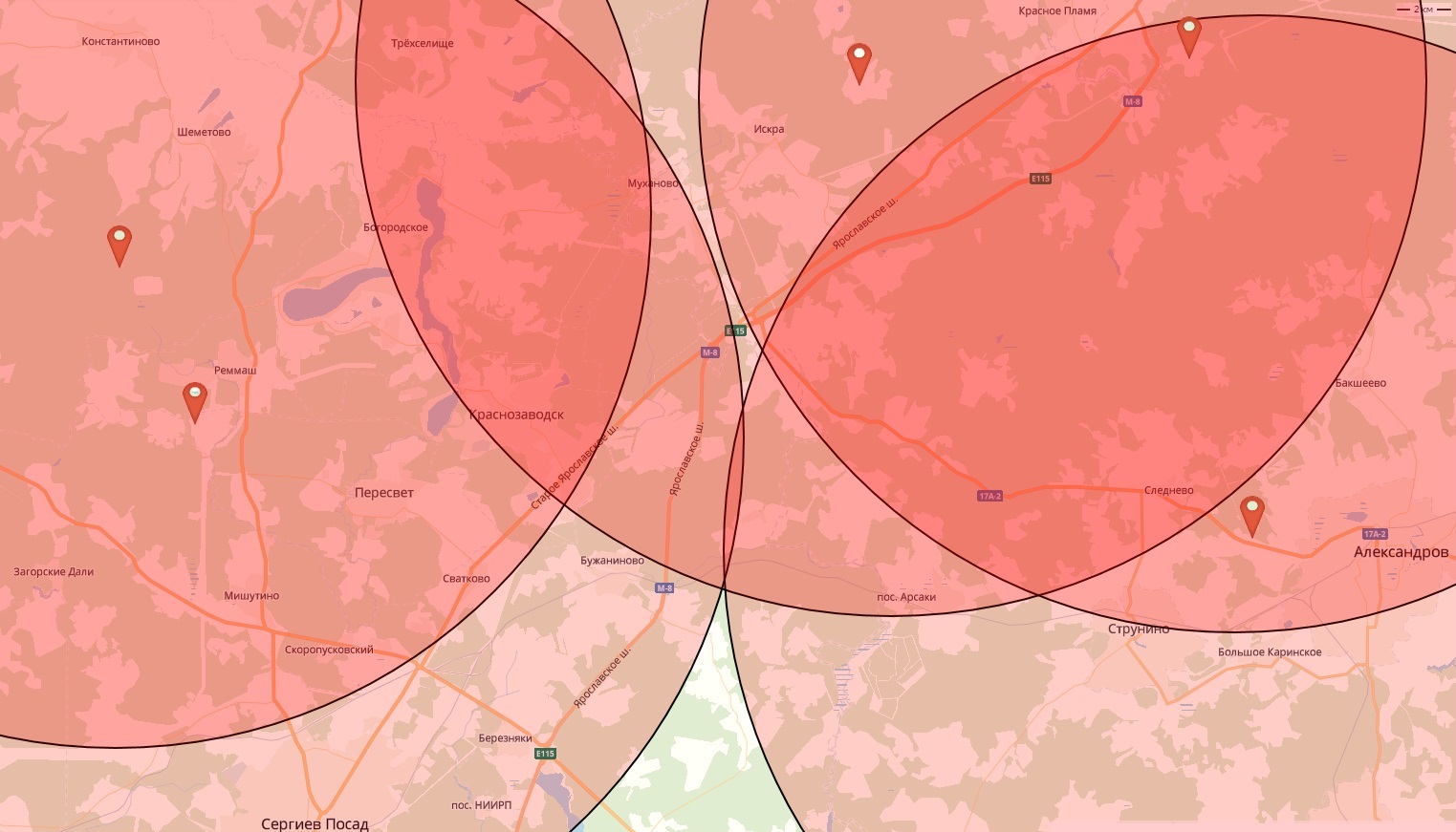 Зона поражения